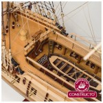 Corabie din lemn "La Flore" Constructo, 75 cm lungime