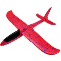 Avion planor rosu din spuma flexibila 47x49 cm 