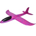 Avion planor roz din spuma flexibila 47x49 cm 