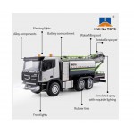 Huina 1316 - Camion cu tun, efect de ceata 1:18