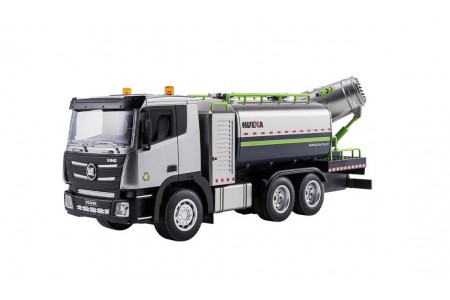 Huina 1316 - Camion cu tun, efect de ceata 1:18