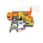 Huina 1319 - Trailer si Excavator metalic cu radiocomanda 1:24 2.4GHz