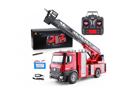 Camion de pompieri cu tun de apa radiocomandat, 22CH 1:14 Huina 1561