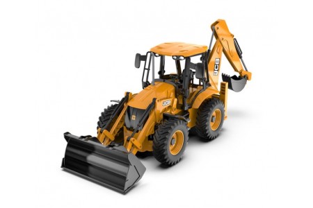 Buldoexcavator JCB cu radiocomanda 2,4GHz 1/20