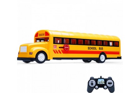Autobuz scolar cu radiocomanda, 33cm lungime