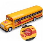 Autobuz scolar cu radiocomanda, 33cm lungime