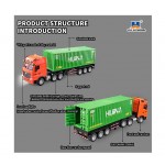 Huina 1317 - Camion cu container radiocomandat 1:18, 58 cm lungime