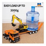 Huina 1319 - Trailer si Excavator metalic cu radiocomanda 1:24 2.4GHz