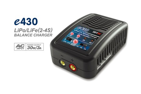 Incarcator E430 LiPo/LiFe 2-4 celule,1-3A SkyRC