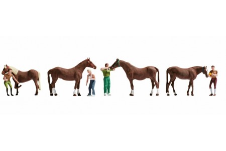 Figurine HO Horse Care NOCH