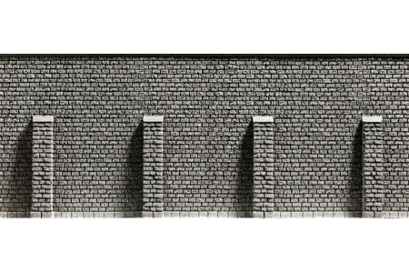 Zid cu contraforturi, PROFI-plus 33,5 x 12,5 cm, NOCH 58056