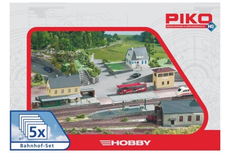 Bahnhof set PIKO - Set gara 5 buc 1:87 HO