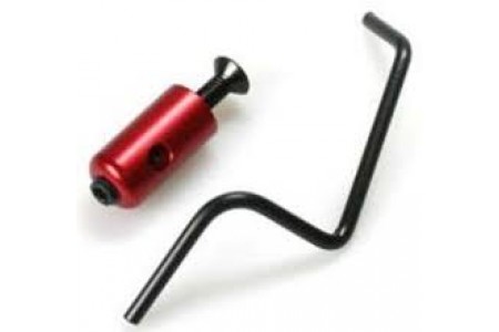 Turned Pipe Mount Set(Red) Truggy R26162R Robitronic