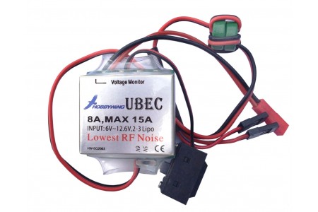 UBEC 8A - V1, Max 15A (2-3S) Hobbywing