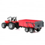 Tractor Massey Ferguson cu remorca basculanta BRUDER 02045 Tractor Massey Ferguson cu remorca basculanta BRUDER 02045