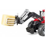 Cleste pentru incarcator frontal baloti, cu un balot BRUDER 02332 Cleste pentru incarcator frontal baloti, cu un balot BRUDER 02332