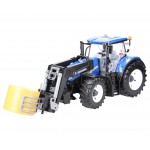 Cleste pentru incarcator frontal baloti, cu un balot BRUDER 02332 Cleste pentru incarcator frontal baloti, cu un balot BRUDER 02332
