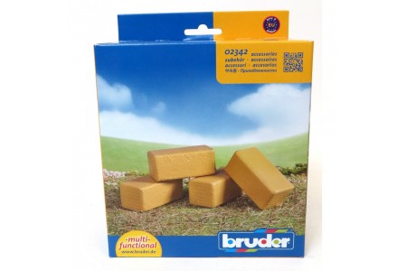 Baloti patrati 4 bucati Bruder 02342