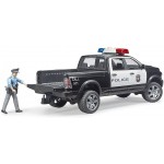 Masina de politie RAM 2500 Pickup cu figurina politist Bruder 02505