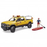 Masina de salvamari RAM 2500 cu figurina si accesorii, Bruder 02506