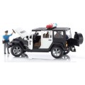 Masina de politie Jeep Wrangler Unlimited Rubicon, BRUDER 02...