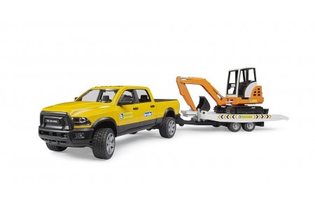 Masina RAM Rental Service cu Excavator, Bruder 02546