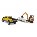 Masina RAM Rental Service cu Excavator, Bruder 02546