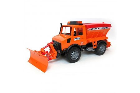 Camion Unimog Mercedes de dezapezire, BRUDER 02572 Camion Unimog Mercedes de dezapezire, BRUDER 02572