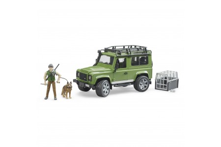Masina Land Rover Defender cu padurar BRUDER 02587