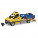 Autoplatforma MB Sprinter cu masina Roadster BRUDER 02675