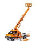 Mercedes Benz Sprinter cu platforma de lucru, Bruder 02679 Mercedes Benz Sprinter cu platforma de lucru, Bruder 02679