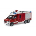 Camion de pompieri MB Sprinter cu modul de lumini și sunet,...