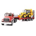 Camion MACK cu buldoexcavator JCB BRUDER 02813
