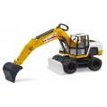 Excavator de constructii XE 5000 alb cu galben Bruder 03413