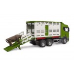 Camion SCANIA Super 560R transport bovine, BRUDER 03548