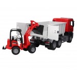 Camion MAN TGS cu container Abroll, cu incarcator Schaffer, Bruder 03767