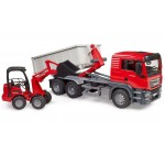 Camion MAN TGS cu container Abroll si cu incarcator Schaffer Bruder 03767
