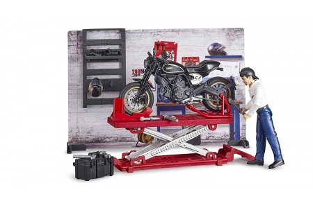 Set atelier de service motociclete BRUDER 62101