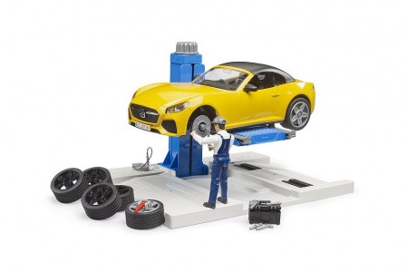 Set atelier de service auto, BRUDER 621102