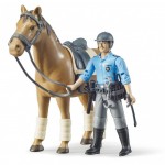 Figurina politist pe cal Bruder 62507