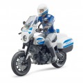 Motocicleta de politie Ducati Scrambler cu motociclist, BRUD...