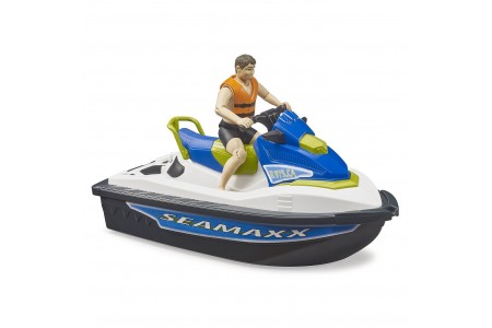 Jet ski cu sofer, BRUDER 63151 Jet ski cu sofer, BRUDER 63151