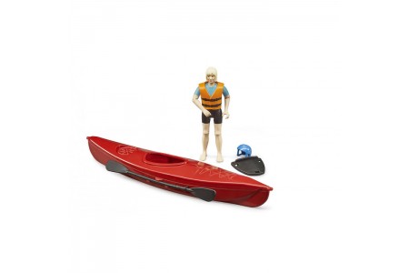 Caiac cu figurină femeie, Bruder 63155