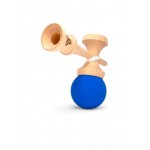 Kendama KBR Solid rubber grip Blue, ken KBR big cups, Balance Hole