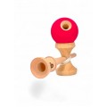 Kendama KBR Solid rubber grip Red, ken KBR big cups, Balance...