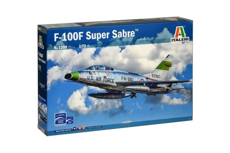 Macheta avion 1/72 F-100F Super Sabre, Italeri  1398