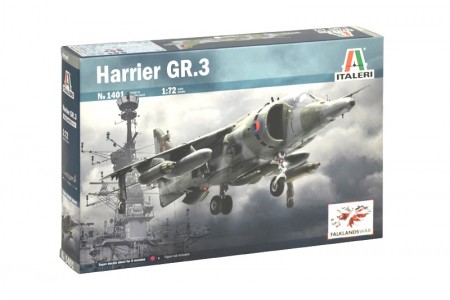Macheta avion Harrier GR.3, 1:72 Italeri 1401
