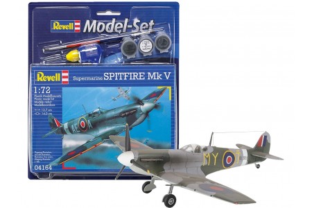 Macheta avion Supermarine Spitfire Mk V, Revell 04164