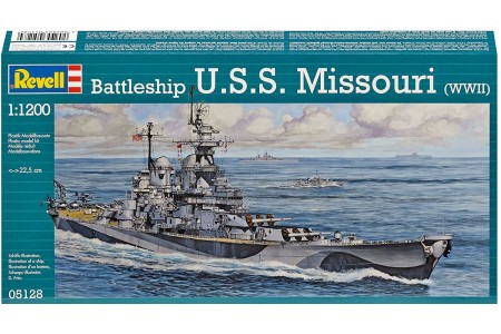 Macheta nava U.S.S. Missouri  1/1200, Revell 05802