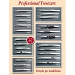 Fiber grip Tweezers - penseta dreapta AMATI